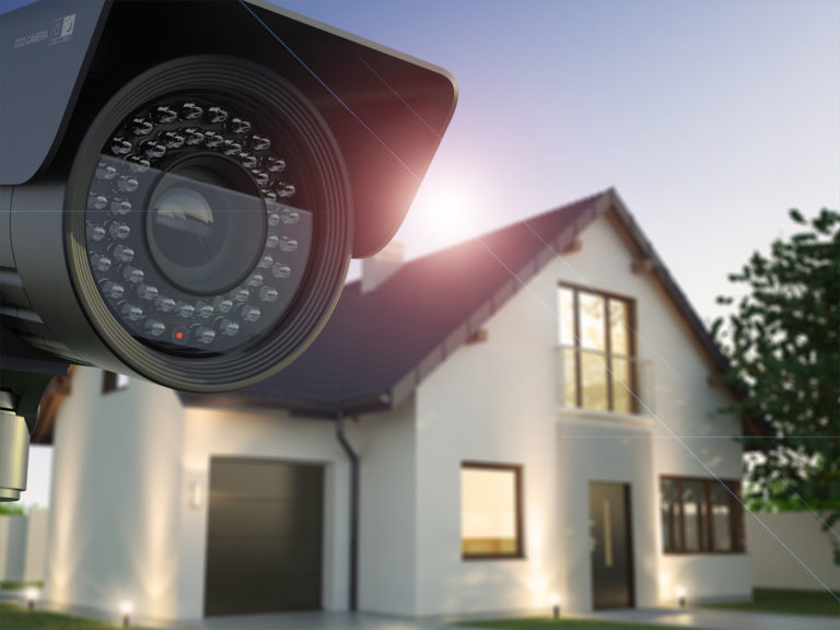 Security Camera and Home Exterior